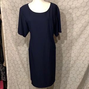 Navy sheath dress